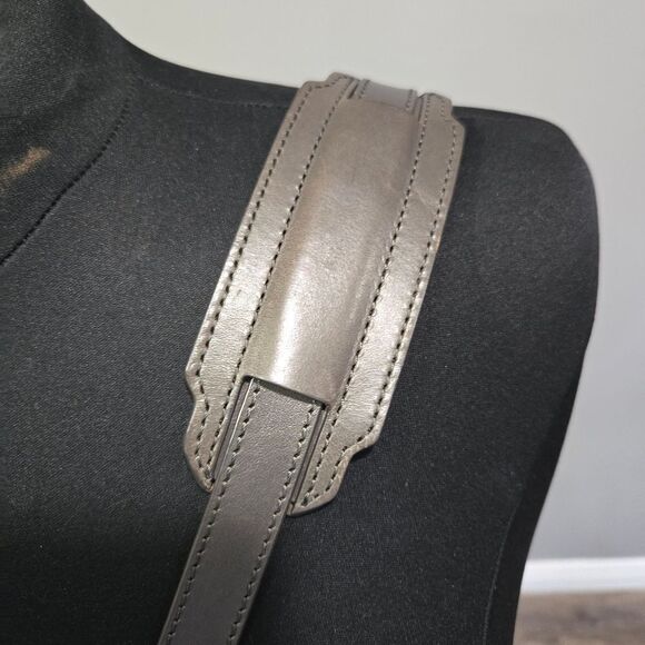 🐢 Rag & Bone Pilot Bag Large Dark Grey Excellent Condition - Picture 17 of 17